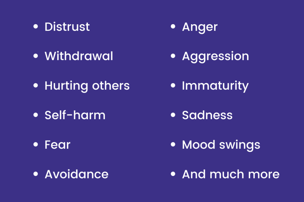 student trauma response examples